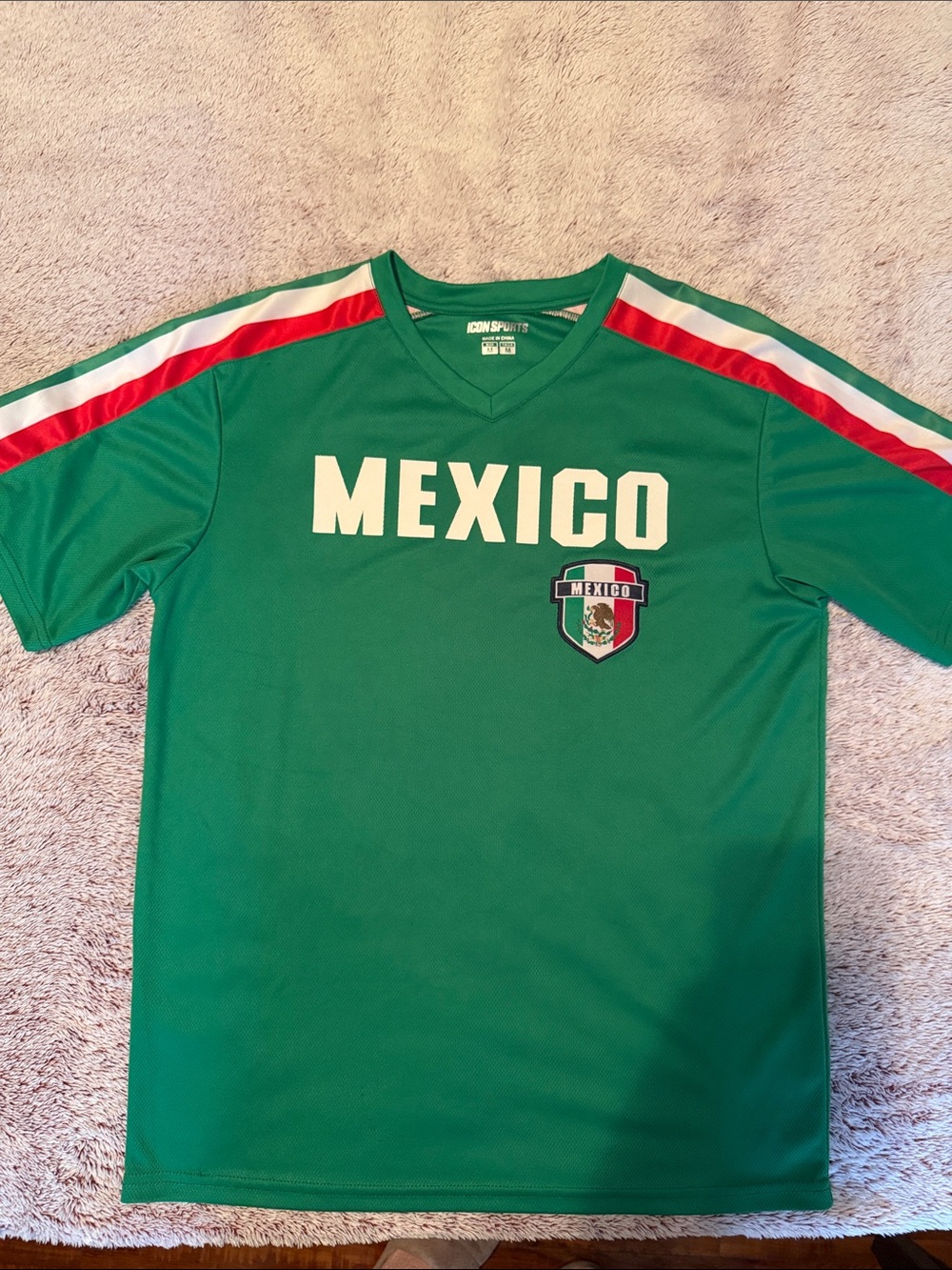 Mexico National Style Green Jersey Top